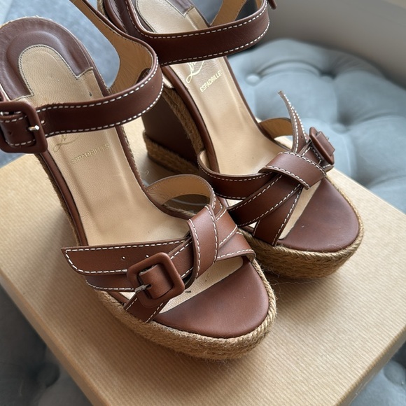 100% authentic Christian Louboutin wedges - Picture 5 of 7